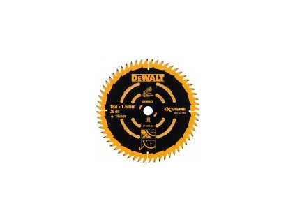 DT1670 DeWALT Přesný pilový kotouč pro pokosové pily 184 x 16 mm, 60 zubů