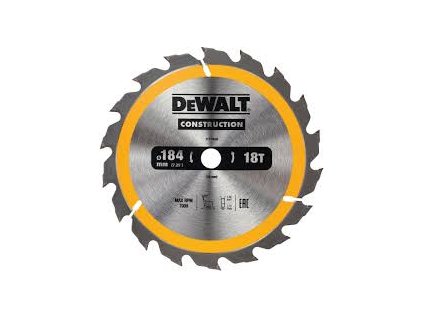 DT1938 DeWALT Pilový kotouč 184 x 16mm, 18 zubů