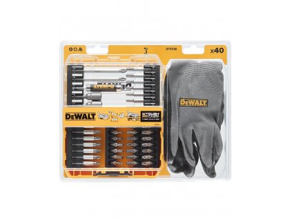 DT70700 DeWALT 40-dílná sada bitů + rukavice