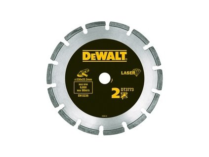 DT3743 DeWALT segmentový diamantový kotouč 230mm na řezání betonu a cihel