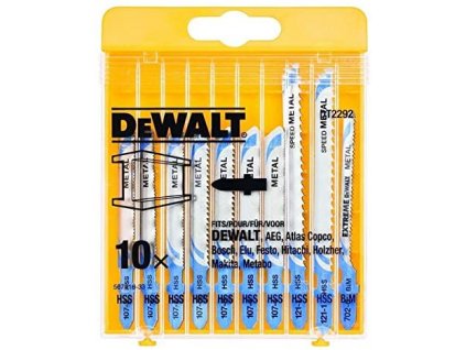 DT2292 DeWALT sada pilových listů na kov, 10-dílná