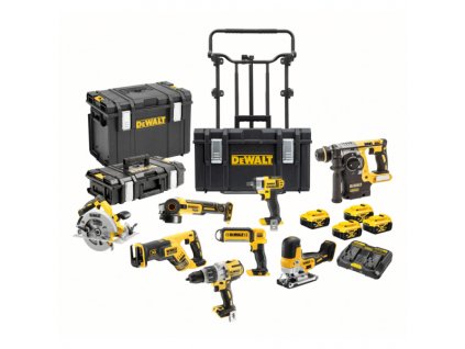 DeWALT DCK820P4 8-dílná AKU sada 18V XR 4x 5,0Ah Li-Ion
