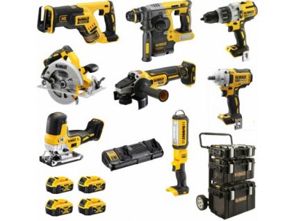 DeWALT DCK856P4 8-dílná AKU sada 18V XR 4x 5,0Ah Li-Ion