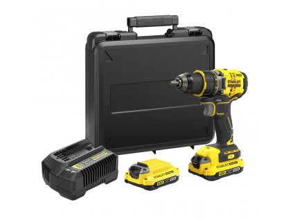 STANLEY FATMAX V20 SFMCD720D2K 2-rychlostní aku vrtačka 18V 2x 2,0Ah