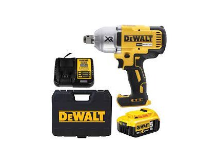 DCF897P1 DeWALT AKU rázový utahovák 18V 1x 5,0Ah 950Nm 3/4”