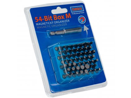 NAREX 54-dílná sada bitů s magnetickým organizérem 65405501