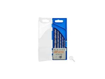 NAREX 5-SET HSS-G MSP 5-dílná sada vrtáků do kovu 65405599