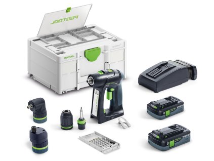 Festool Akumulátorový vrtací šroubovák C 18 HPC 4,0 I-Set 577617