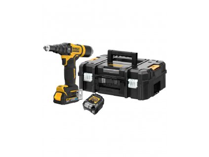 DeWALT DCF403E1GT AKU nýtovací pistole 4,8mm 18V 1x 1,7 Ah POWERSTACK v kufru TSTAK