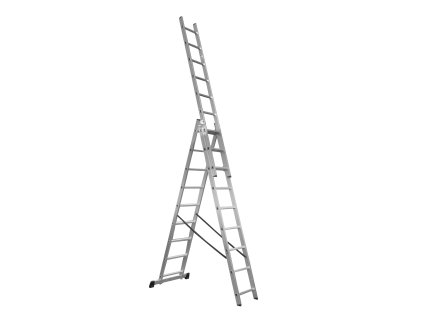 Žebřík hliníkový třídílný 3x9 Procraft  PLA3.592 | PLA3.592