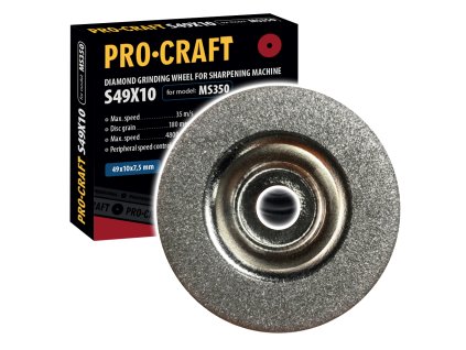 Brusný kotouč pro brousku na nože Procraft S49X10  /MS350 | S49X10