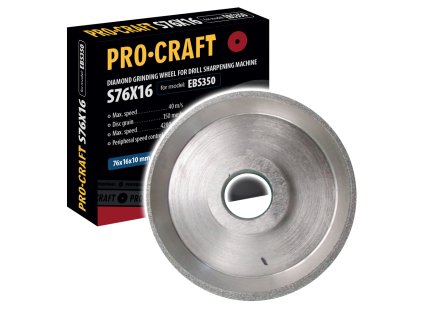 Brusný kotouč pro víceúčelovou ostřičku Procraft S76X16 /EBS350 | S76X16