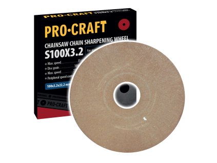 4866 brusny kotouc pro ostricku retezovych pil procraft s100x32 sk950 s100x32