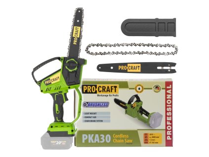4903 aku rucni pilka procraft pka30 bez baterie a nabijecky pka30