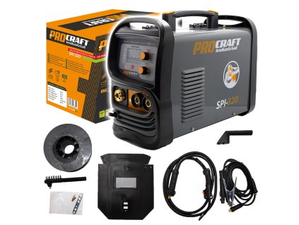 Svařovací poloautomatický invertor (CO2) MIG/MAG, MMA Procraft SPI-320 (20-160A) | SPI-320