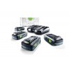 Festool Napájecí sada SYS 18V 4x4,0/TCL 6 DUO 577104