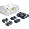 Festool Napájecí sada SYS 18V 4x4,0/TCL 6 DUO 577104