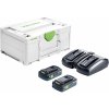 Festool Napájecí sada SYS 18V 2x4,0/TCL 6 DUO 577109