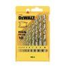 DT5921 DeWALT sada vrtáků HSS-G 10-dílná 1-10mm