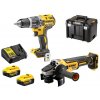 DCK2080P2T DeWALT 18V AKU sada vrtačka + úhlová bruska DCD796 + DCG405