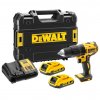 DeWALT DCD778D2T Aku bezuhlíková příklepová vrtačka 2x 2,0Ah 18V