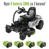 EGO AKU zahradní rider s nulovým poloměrem zatáčení EGO Z6, ZT4201E-S, ovládaný volantem G81013