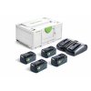 Festool Napájecí sada SYS 18V 4x5,0/TCL 6 DUO 577709