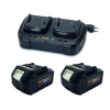 6578 sada dve baterie 20v 4ah procraft 204 a nabijecka na dve baterie 202 s20 420 2