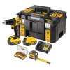 DCZ100P2KT DeWALT AKU vrtačka s příklepem 18V XR 2x 5,0Ah ( DCD709P2T + metr + sada bitů )