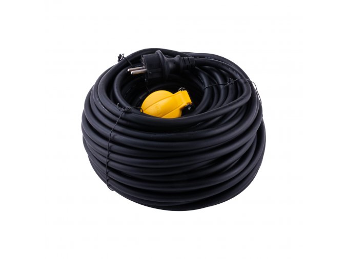 Kabel 30m 230V guma černý 3x1,5mm IP44