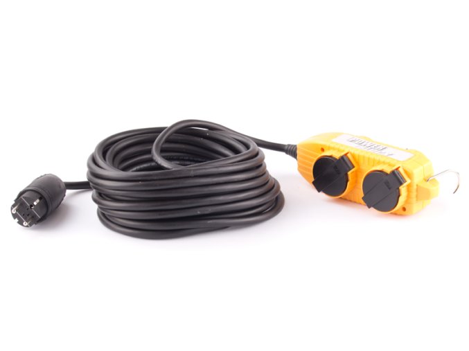 Kabel 10m 230V 4zás.neopren IP44