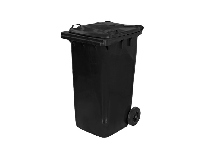 Popelnice hran.240l PVC-černá