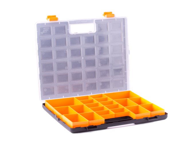 Organizér s vyjímatelnými boxy 37 x 31 x 4 cm