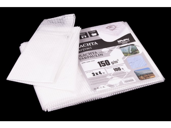 Plachta 150g PRůHLEDNÁ 3x4m