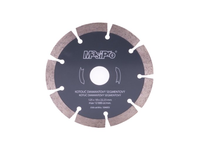 Kotouč diamantový segmentový 125 mm