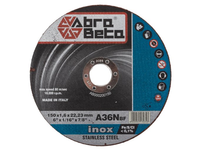 Kotouč tenký řezný na nerezovou ocel 150 x 1,6 mm
