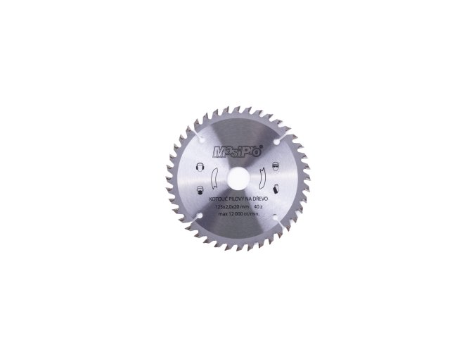 Kotouč pilový 125x2.0x20mm/40z