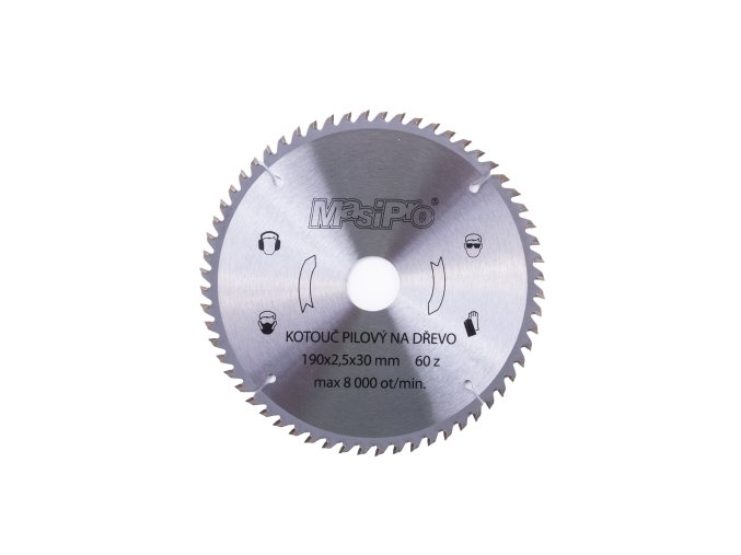Kotouč pilový 190x2.5x30mm/60z