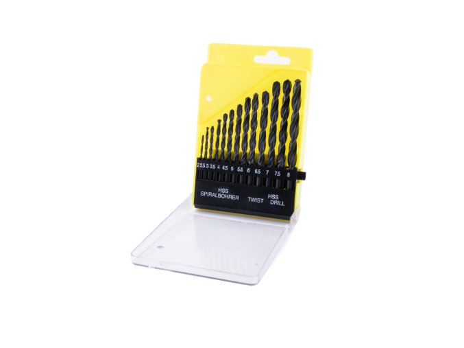 Vrtáky HSS plast 2-8mm/13ks