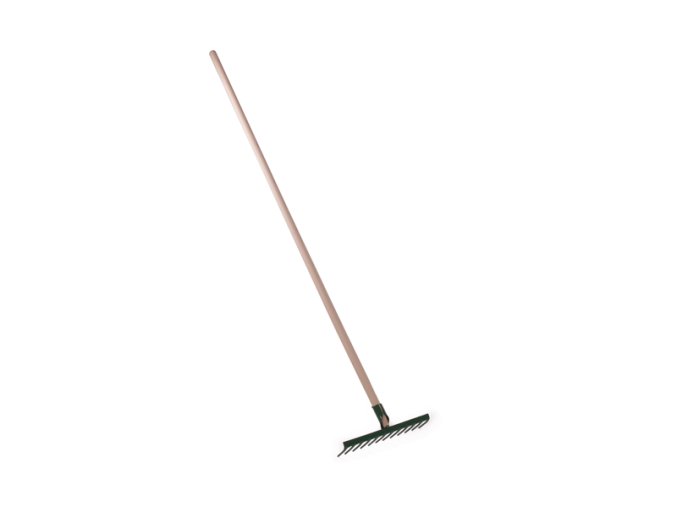 Hrábě železné 12hroté/násada 160 cm
