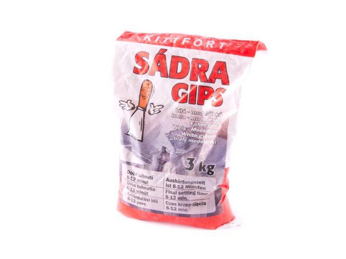 Sádra bílá, modelářská 1kg
