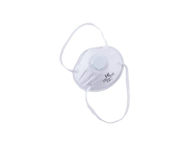 Respirátor FFP3, ventilek, bílý, balení 10ks