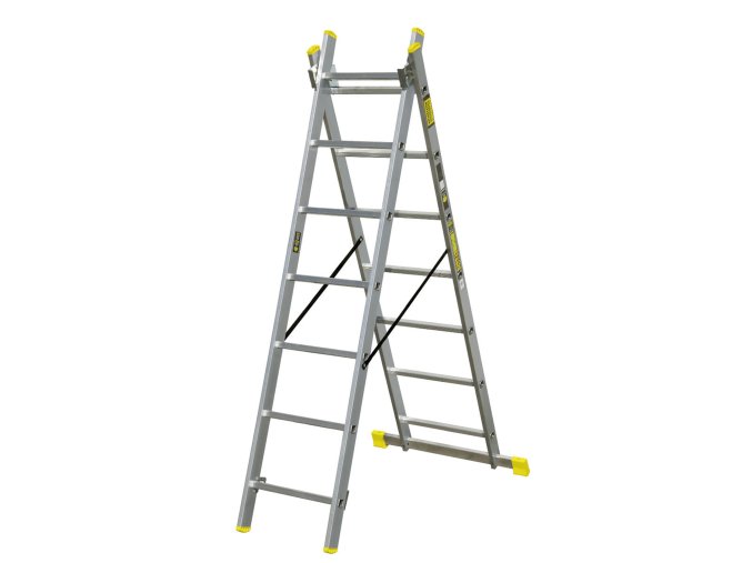 Žebřík Bayersystem 2x7 dvoudílný AL BS-DW 2x