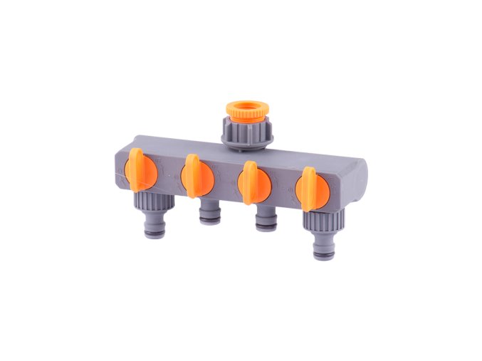 Adaptér s 4 vývody 3/4"-1" - výprodej