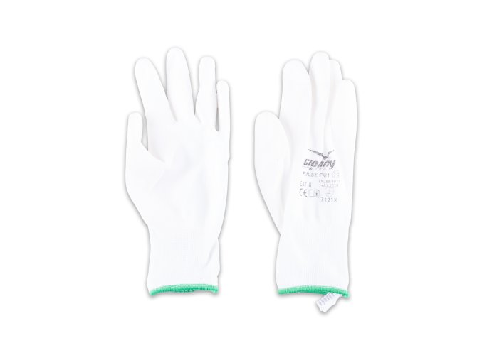 Rukavice máčené v polyuretanu, 13g polyester
