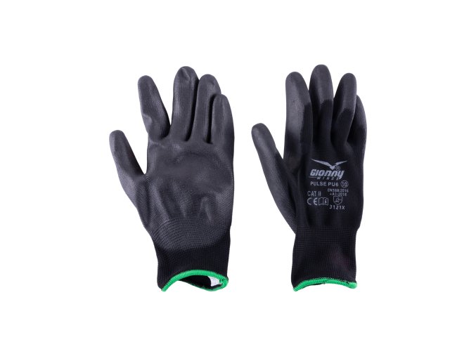 Rukavice máčené v polyuretanu velikost 10, 13g polyester