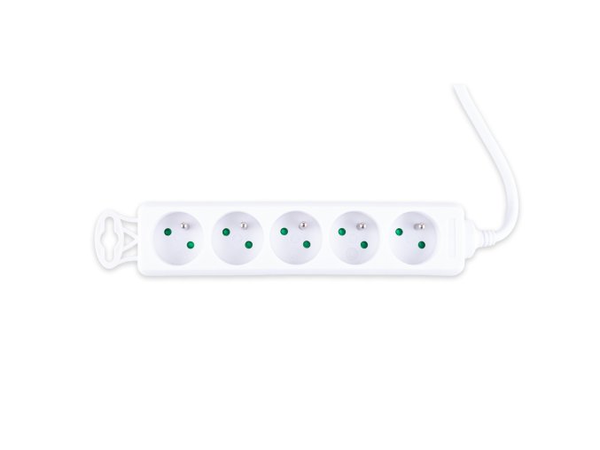 Kabel prodlužovací MasiPro 1,5 m / 5 zásuvek