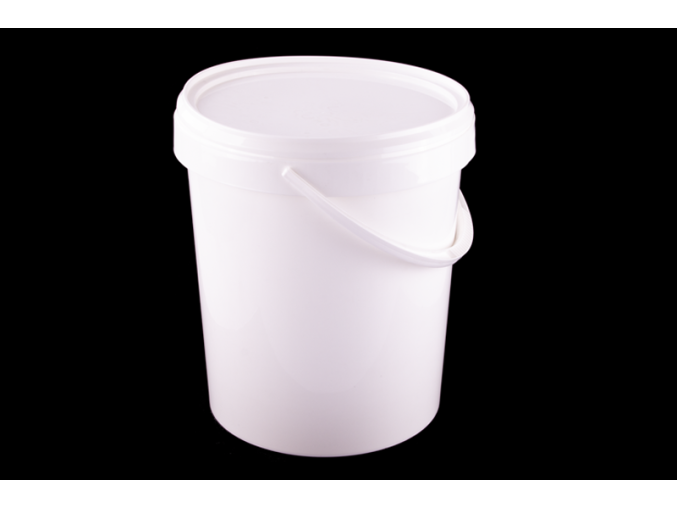 Vědro s víkem 15l/plast bílé