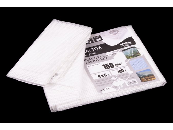 Plachta 150g PRůHLEDNÁ 4x6m