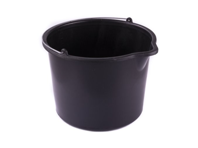 Vědro stavební 12l s výlevkou/plast
